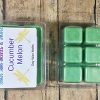 Cumcumber Melon Scented Wax Melts, Soy Wax Melts, Soy Wax Tart, Candle Melts, Wax Tarts, Wax Cubes, Wax Warmer, Soy Melts, 3.5 Oz Melts - Thumbnail 1