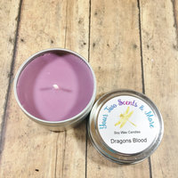 Dragons Blood Scented Soy Candle, Homemade Candle, Meditation Candle, Yoga Candle, Soy Wax Candle, Natural Candle, Vegan Candle, 4 Oz Candle - Thumbnail 1