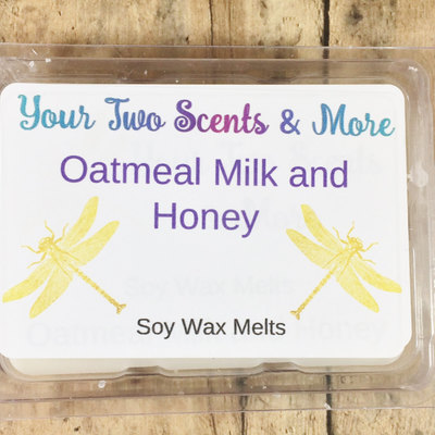 Oatmeal milk and cream soy melts, wax cubes, candle melts, scented wax cubes, soy wax melts, scented wax melts, wax tarts, 3.5 oz wax melts