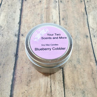 Homemade Candles, Blueberry Cobbler Scented Soy Candles, 4 Oz Candle Tins, Hand Poured Soy Candles, Natural Soy Candles, Vegan Candles - Thumbnail 2