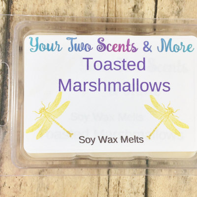 Toasted marshmallows wax cubes, tart warmer, candle melts, scented wax cube, soy wax melts, scented melts, wax tarts, soy melts, 3.5 oz melt