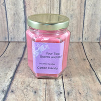 Eco Friendly Candle, Natural Soy Candle, Vegan Candle, Cotton Candy Scented Soy Candle, Homemade Candle, 6 Oz Jar Candle, Soy Wax Candle - Thumbnail 1