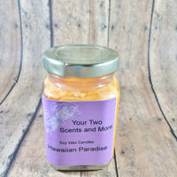 Eco Friendly Candle, Soy Wax Candle, Natural Soy Candles, Hawaiian Paradise Scented Soy Candles, Summer Candle, 4 Oz Jar Candles - Thumbnail 1
