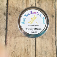 Tommy (Men's Type) Scented Soy Candle, Handmade Candle, Man Canlde, Soy Wax Candle, Natural Soy Candle, Vegan Candle, 4 Oz Candle Tin - Thumbnail 1