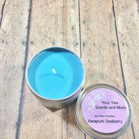 Awapuhi Seaberry Soy Wax Candle, Vegan Candle, Natural Soy Candle, Eco Friendly Candle, Scented Soy Candle, Handmade Candle, 4 Oz Candle Tin - Thumbnail 1