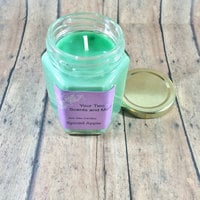 Spiced Apple Vegan Candle, Soy Wax Candle, Natural Soy Candle, Eco Friendly Candle, Apple Candle, Scented Soy Candle, 6 Oz Jar Candle - Thumbnail 2