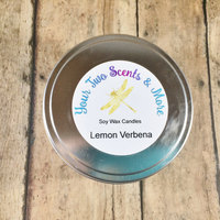 Lemon Verbena Vegan Candle, Soy Wax Candle, Natural Soy Candle, Eoc Friendly Candle, Scented Soy Candle, Handmade Candle, 8 Oz Candle Tin - Thumbnail 2