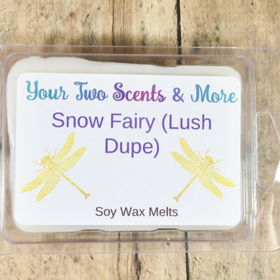 Snow fairy lush dupe scented wax melts, soy wax melts, wax tarts, wax cubes, tart warmer, candle melts, natural wax melts, 3.5 oz melts