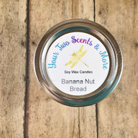 Banana Nut Bread Soy Wax Candle, Natural Soy Candle, Vegan Candle, Eco Friendly Candle, Scented Soy Candle, Handmade Candle, 4 Oz Jar Candle - Thumbnail 2