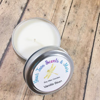 Vanilla Bean Natural Soy Candle, Soy Wax Candle, Scented Soy Candle, Handmade Candle, 4 Oz Candle Tin, Vegan Candle, Eco Friendly Candle - Thumbnail 1