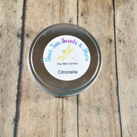 Citronella Scented Soy Candle, Handmade Candle, Bug Repellant, Soy Wax Candle, Natural Candle, Vegan Candle, Outdoor Candle, 8 Oz Candle Tin - Thumbnail 2