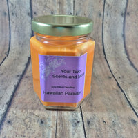 Hawaiian Paradise Scented Soy Candle, Handmade Candle, Soy Wax Candle, Natural Candle, Vegan Candle, Eco Friendly Candle, 6 Oz Jar Candle - Thumbnail 1