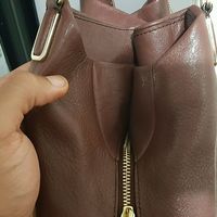 COACH Brown Pebbled Leather Madison Phoebe Shoulder Bag Purse F1376-26224 hobo - Thumbnail 2