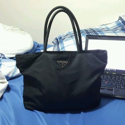 Prada authentic black tessuto prada authentic black tessuto nylon tote bag