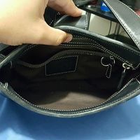 COACH BLACK LEATHER HOBO SHOULDER BAG PURSE 7584!!! Good Condition!!! - Thumbnail 3