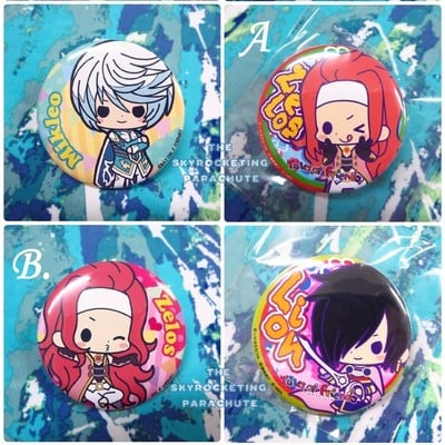 Tales of series - can badge - sorey / ludger / mikleo / zelos / lion magnus / victor / yuri lowell -