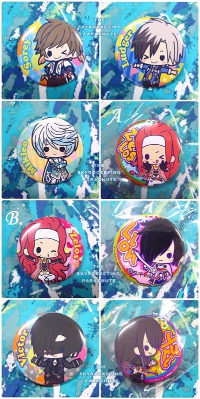Tales of Series - Can Badge - Sorey / Ludger / Mikleo / Zelos / Lion Magnus / Victor / Yuri Lowell - 