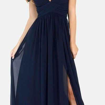 Off shoulder chiffon prom dress graduation party dress
