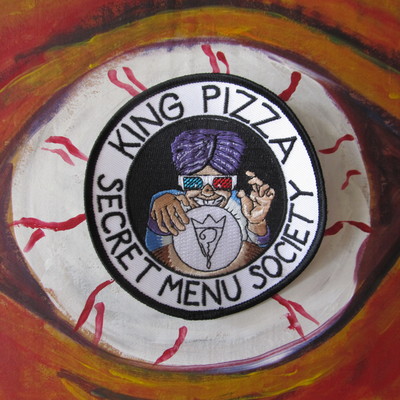 King pizza secret menu society embroidered patch