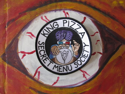 King Pizza Secret Menu Society embroidered patch