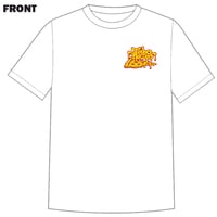 PIZZA FACE 100% cotton white T-shirt - Thumbnail 1