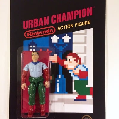 Custom nintendo urban champion figure
