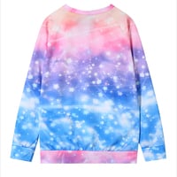 Harajuku gradient tie-Star long-sleeved sweater - Thumbnail 4