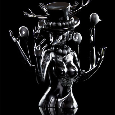 Kidrobot black - blueberry - by yury ustshinau