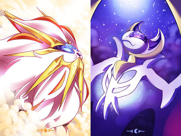 Solgaleo and Lunala Miniprints