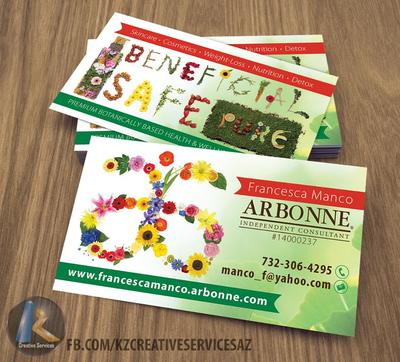 ARBONNE Business Cards style 1
