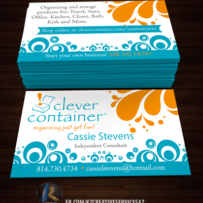 Clever container business cards style  - Thumbnail 2