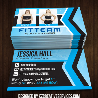 Fitteam business cards style 3