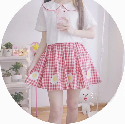 Girls Fashion Poached Eggs Skirt