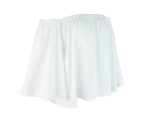 White&Black Elegant Off-Shoulder Sleeves Blouse