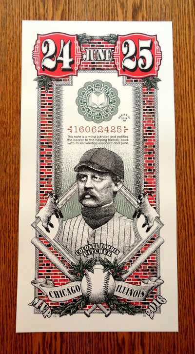 2016 Phish Wrigley FORBIN SOUTHPAW