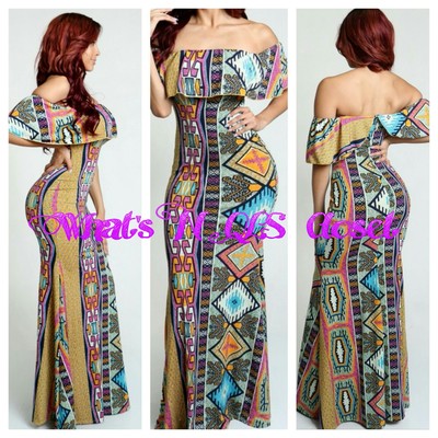 Multi colored Maxi Summer Dress 
