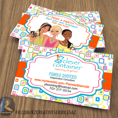 Clever container business cards style 2