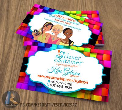 Clever Container Business Cards style 3