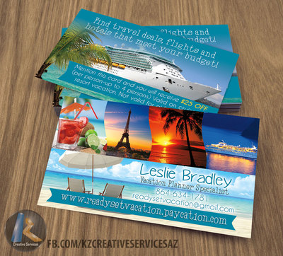 Paycation Business Cards style 1