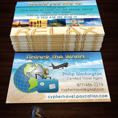 Paycation business cards style 3