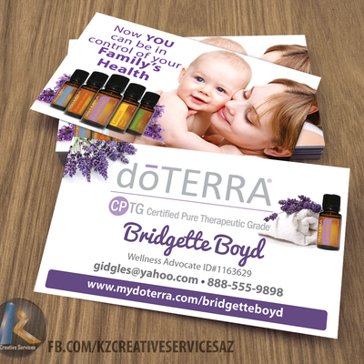 Do terra business cards style 1