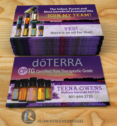 DO TERRA Business Cards style 2