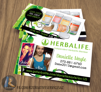 Herbalife Business Cards style 2