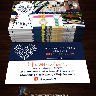 Keep collective business cards style 2