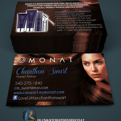 Monat business cards style 1