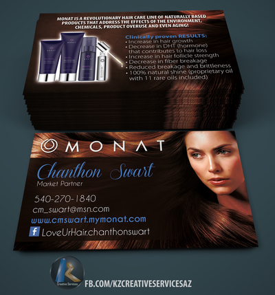 MONAT Business Cards style 1