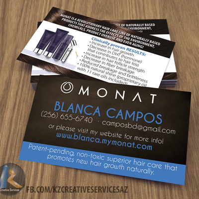 Monat business cards style 2