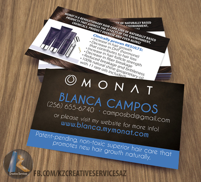 MONAT Business Cards style 2