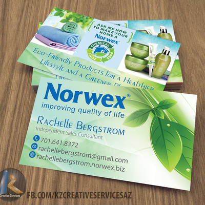 Norwex business cards style 1