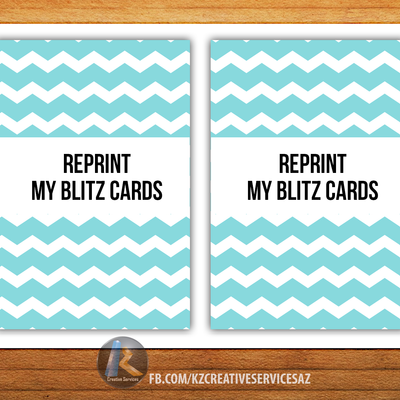 Blitz cards - reprints